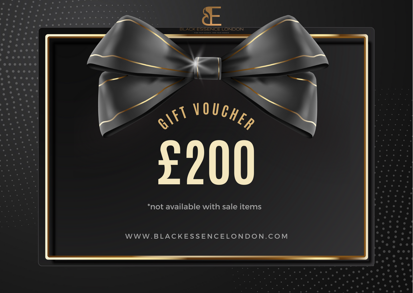 Black Essence London Gift Voucher